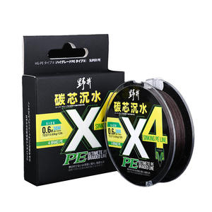 Ligne de pêche tressée Noi X4 PE 0,6 mm 30 m, ligne de pêche haute résistance coulante, 4 brins, noyau en carbone, ligne PE ultime - Product Image 1