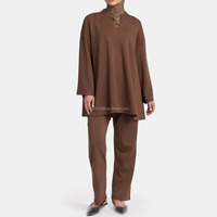 Ensemble modeste musulman Willson 2026 en 2 pièces, haut + pantalon, ensemble élégant et confortable, vêtements islamiques pour femmes musulmanes