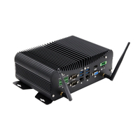 Mini computadora industrial 8th/10th Gen Core i5/i7 8250U 8550U Win 10 6 * Serial COM GPIO Mini PC industrial sin ventilador