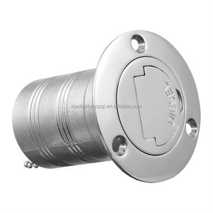 Matériel marin 90 degrés en acier inoxydable 316 gaz de bateau 38mm remplissage/remplissage/remplisseurs de pont de carburant pour camions Rv avec capuchon sans clé matériel marin - Product Image 4