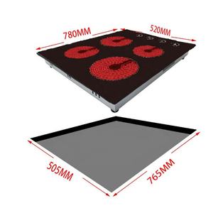 Table de cuisson infrarouge en céramique haute luminosité à double anneau, avec protection contre les surcharges, minuterie et verrouillage à clé, qualité supérieure, prix usine - Product Image 6