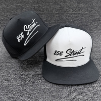 Gorra Trucker Personalizada de 5 Paneles con Visera Plana en Forma de Y, Gorra Estructurada con Malla Trasera y Cierre a Presión, Modelo 6006, Gorra Deportiva de Béisbol