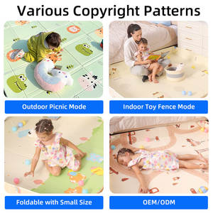 Alfombra Plegable para Bebés con Valla de Seguridad, Alfombra de Juego para Bebés, Piscina de Arena, Alfombra de Picnic para Exteriores - Product Image 2