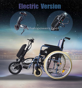 Vélo à main électrique puissance 250w pour fixation de fauteuil roulant kit de handbike accessoires de fauteuil roulant handbike désactiver <span class=keywords><strong>handicap</strong></span> des personnes âgées - Product Image 3