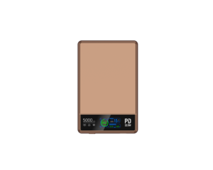 Banque d'alimentation compacte et fine de 5000 mAh avec port Type-C, logo personnalisé, sortie 20 W, batterie Li-polymère - Product Image 6