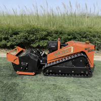 Mesin Pemotong Rumput Bcs Self-Locking Motor Desbrozadora Forestal Kontrol Jarak Jauh ATV Flail Mower untuk Perkebunan Teh & Kopi