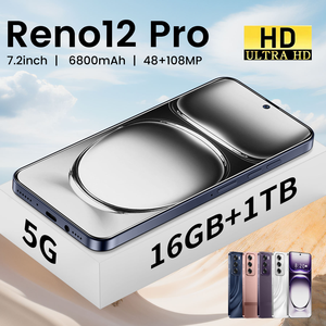 Design elegante Reno <span class=keywords><strong>12</strong></span> Pro 5G Smartphone <span class=keywords><strong>7</strong></span>.2 pollici HD versione globale a schermo intero Dual SIM 16GB + 1TB ricarica rapida spagnolo - Product Image 2