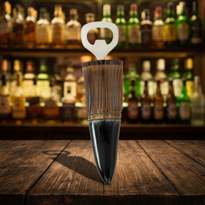 Abridor de Botellas con Forma de Cuerno |   Abridor de botellas hecho a mano con mango de cuerno |   Abridor de Botellas Decorativo de Metal |   Accesorio Vintage para Bar de Cocina - Product Image 4