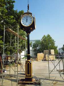 <span class=keywords><strong>Orologio</strong></span> stradale moderno su misura con sincronizzazione automatica dell'ora satellitare grande Display illuminazione notturna con telaio in acciaio inossidabile - Product Image 6