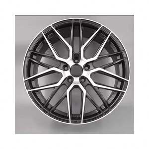 Rueda de aluminio forjado con llanta negra 6x139,7 para <span class=keywords><strong>Ferrari</strong></span> 488 para Porsche 992,2 Carrera 5x112 5x127 5x120 Rims19 100mm PCD 20mm ET - Product Image 2