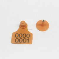 ISO11784/11785 FDX 134,2 Khz Rfid Ear Tags para animales con lector de proximidad para ganado/vaca Rfid Animal Tag