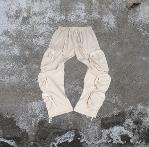 Pantalon de survêtement décontracté Hip Hop pour hommes Joggers 100% tissu en coton écologique respirant cordon de serrage Service OEM - Product Image 2