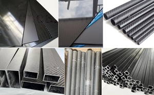 Tiang Serat Karbon Kustom Profesional dengan Ketebalan Sesuai Pesanan, 3k Glossy atau Matte, Pipa Serat Karbon, Batang Serat Karbon, CNC Punching Slotting - Product Image 3