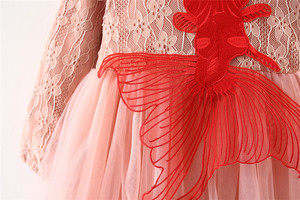 Ropa Infantil Japonesa al por Mayor, Vestidos de Rejilla Ajustables de Invierno para Niñas, Diseño de Año Nuevo, en China - Product Image 4