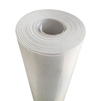 Feuille de PTFE de 3 mm et rouleau de feuille de PTFE antiadhésif à faible friction pour joints et isolation, fournis directement par l'usine
