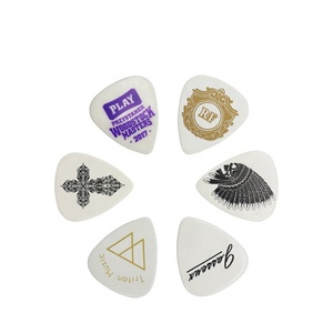 Instrumentos musicales guitarra mette delrin Selección <span class=keywords><strong>de</strong></span> <span class=keywords><strong>JAZZ</strong></span> perla celuloide ABS nylon en blanco personalizado guitarra - Product Image 4
