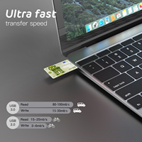 Kartu Kredit USB Super Tipis, Stik Memori USB, Kartu Bisnis Cetak Kustom Grosir 128Mb 8GB 64GB