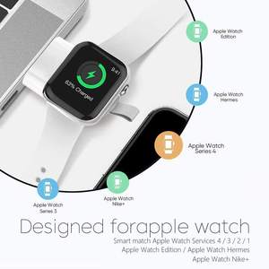 Mini chargeur de montre USB 3W <span class=keywords><strong>porte</strong></span>-<span class=keywords><strong>clés</strong></span> charge rapide sans fil Portable magnétique pour <span class=keywords><strong>Apple</strong></span> <span class=keywords><strong>Watch</strong></span> - Product Image 3