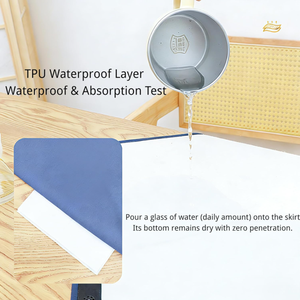 Protège-draps absorbants lavables pour incontinence avec fermetures à boutons, couvre-<span class=keywords><strong>couche</strong></span> imperméable pour personnes âgées, post-opératoire et règles abondantes - Product Image 5
