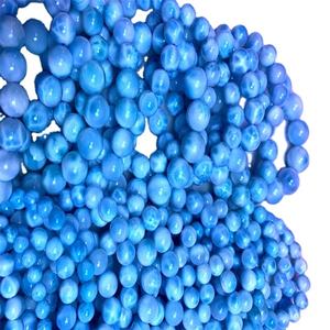 Cristal de cuarzo Natural Larimar tallado, piedra de cobre, colgante de pectolita, venta al por mayor - Product Image 5