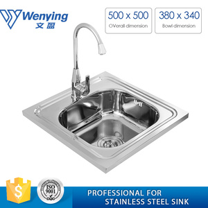 <span class=keywords><strong>Lavello</strong></span> da Cucina Monoblocco in Acciaio Inox Lucidato Plata Home Kitchen, Installazione Soprapiano - Product Image 2