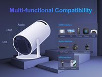 Cube intelligent à main projecteur portable Wimius Tmy à courte portée cylindre N20 4K Internet intégré Hy300 Android avec haut-parleur