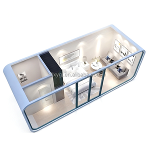 Casa Prefabricada Tipo Cabaña Apple |   Casa Contenedor Modular Moderna Tipo Apple Pod para Oficina, Cafetería y Alojamiento - Product Image 6