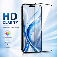 Protection d'écran en verre trempé 2.5D de qualité supérieure pour iPhone 18 Pro, compatible 18/17, HD transparent, dureté 9H, ultra-fin, anti-choc, anti-rayures