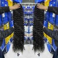 Lots de Cheveux Naturels Non Traités Ondulés Profonds, Cuticules Alignées, Cheveux Humains Vierges de Grade 12A, Fournisseurs de Lots de Cheveux Naturels