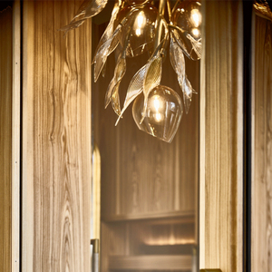 Arte decoración <span class=keywords><strong>centro</strong></span> <span class=keywords><strong>comercial</strong></span> cristal gota de agua prismas de proyecto led luz de la lámpara - Product Image 5