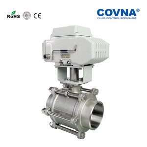 วาล์วบอลไฟฟ้าแบบเกลียวชนิดปิด COVNA รุ่น 90-Day Window on OFF พร้อมมอเตอร์สแตนเลสสำหรับน้ำ - Product Image 5