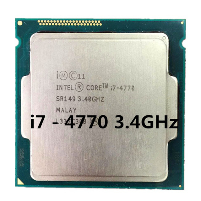 Core I7 4th Gen 3.4GHz I7 4770 Cpu 1150 Desktop Processor