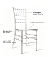 Chaise de salle à manger ergonomique moderne en plastique avec design empilable et imperméable pour restaurants et cafés
