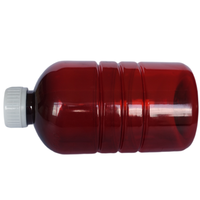 Flacon en PET de 500 ml pour sirop médicinal oral de haute qualité
