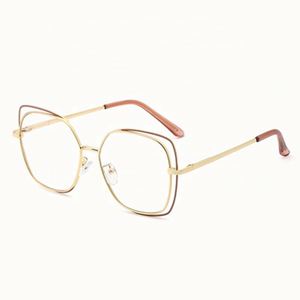 Lunettes d'ordinateur pour femmes, nouvelle mode 2021, logo personnalisé, verres transparents TR90, style œil de chat, anti-lumière bleue - Product Image 6