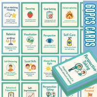 Cartes éducatives personnalisables UV 60 DBT pour la thérapie cognitive comportementale, puzzle pour enfants, cartes d'éveil pour l'éducation précoce
