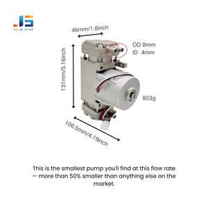Mini <span class=keywords><strong>pompe</strong></span> à piston <span class=keywords><strong>12V</strong></span> 24V haute pression DC moteur sans balais en alliage d'aluminium <span class=keywords><strong>pompe</strong></span> à air et à <span class=keywords><strong>vide</strong></span>-80kPa 80L/min - Product Image 2