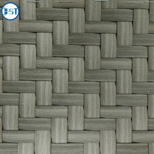 Panneaux tissés en feuilles de bambou synthétique résistant aux UV Tapis tissé en plastique tricoté à usage extérieur - Product Image 6