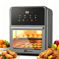 Horno Freidora de Aire Multifunción Anbolife de 8 Litros con Pantalla Táctil, Diseño Compacto Visible, Sin PFAS, Eléctrico, OEM de Fábrica