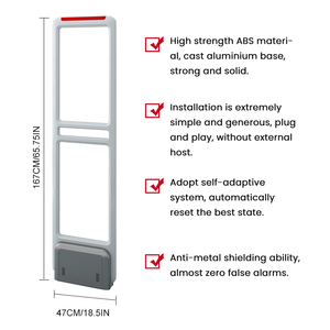 Bán lẻ siêu thị chống trộm giải pháp An Ninh AM 58kHz EAS cứng thẻ mềm hệ thống báo động từ hiệu quả siêu thị cung cấp - Product Image 4