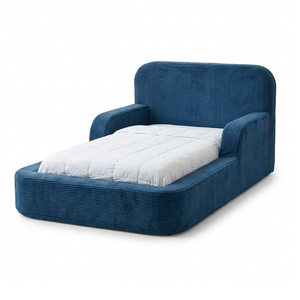 Cama Baja Montessori para Niños Pequeños, de Espuma Suave, Comprimida al Vacío en Caja, con Colchón de Esponja de 190x100cm y Funda de Cable Extraíble - Product Image 4