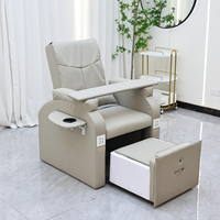 Fauteuil de pédicure électrique de luxe personnalisé pour salon, avec spa pour les pieds, bain de pieds et massage, idéal pour les salons de manucure et de beauté