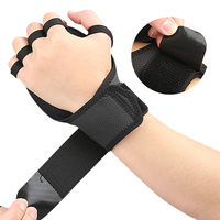 Gants de fitness antidérapants en caoutchouc pour développés couchés, tractions, exercices avec haltères, protection anti-abrasion des paumes, protection des mains – En stock