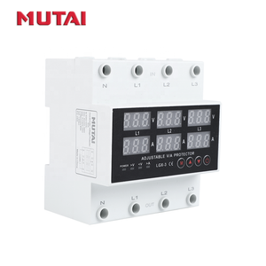 <span class=keywords><strong>MUTAI</strong></span> 63 Amperios 110V 220V 230V Dispositivo Digital Ajustable de Protección de Voltaje y Corriente Trifásico (Sobre y Bajo Voltaje) para Riel DIN - Product Image 1
