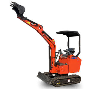 Mini excavadora sobre orugas con motor diésel con múltiples accesorios a la venta - Product Image 6