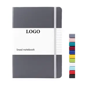 Factory Direct Custom Afdrukken Lederen Journal Pu Cover Notebook Dagboek Soft Cover Note Book A5 Aanpasbare