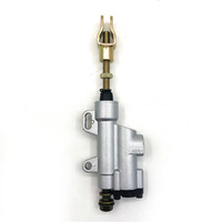 Maître-cylindre de frein hydraulique arrière M10 M8 pour Dirt Pit Bike ATV Mini Go-Kart Quad Moto tout-terrain 110cc 125cc 140cc 150cc