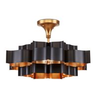 Lustre de plafond en métal décoratif d'intérieur, style moderne français, créatif, minimaliste, noir, de haute qualité, pour restaurant, salon