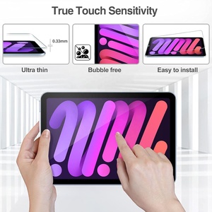 Protector de Pantalla para iPad Mini 8.3 Pulgadas, Película de Vidrio Templado Transparente HD 9H Antiarañazos para iPad Mini 6ª Generación, iPad Mini <span class=keywords><strong>A17</strong></span> Pro 7ª Generación - Product Image 4
