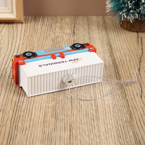 Nouveau Pendentif Camion Blanc en Résine 2026, Idéal pour Arbre de Noël, Décoration et Aménagement Intérieur - Product Image 5